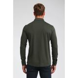 Overhemden - Donkergroen - 60% Katoen - 37% Polyester - 3% Elastaan