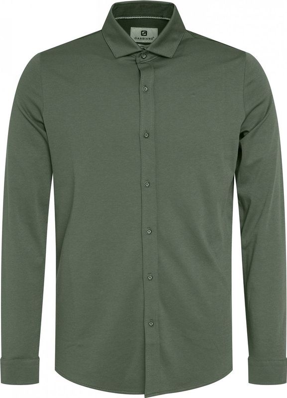 Overhemden - Donkergroen - 60% Katoen - 37% Polyester - 3% Elastaan