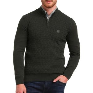 Gabbiano Knitwear Halfzip Sweater Heren - Maat S