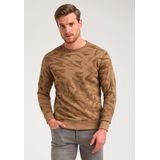 Gabbiano - Heren Sweater - 774770 - 4412 Khaki Brown