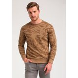 Gabbiano - Heren Sweater - 774770 - 4412 Khaki Brown