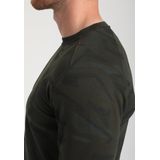 Gabbiano Trui Sweater Met Print 774770 502 Army Mannen Maat - S