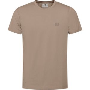 Gabbiano T-shirt Premium T Shirt Met Stretch 152713 4445 Taupe Mannen