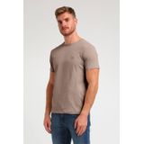Gabbiano T-shirt Premium T Shirt Met Stretch 152713 4445 Taupe Mannen