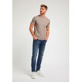 Gabbiano T-shirt Premium T Shirt Met Stretch 152713 4445 Taupe Mannen