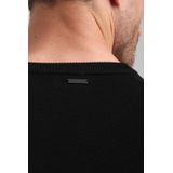 Gabbiano - Essential Knitted Sweater - Zwart - Heren