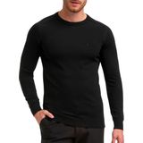 Gabbiano - Essential Knitted Sweater - Zwart - Heren