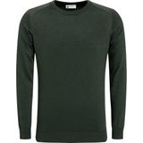 Gabbiano - Essential Knitted Sweater - Donkergroen - Heren