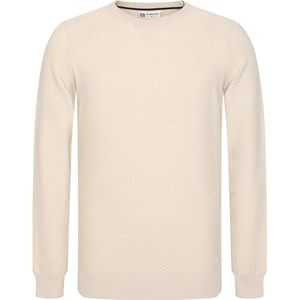 Gabbiano Trui Knitted Trui Met Structuur 615267 1002 Sand Mannen