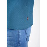 Gabbiano - Shirt - Petrol - 100% Katoen - Jacquard