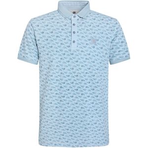 GABBIANO Polo Blauw - Heren - Katoen met Korte Mouwen