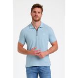 Gabbiano - Polo - Lichtblauw - Regular Fit