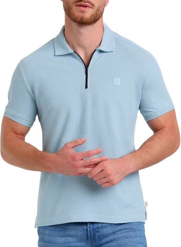 Gabbiano - Polo - Lichtblauw - Regular Fit