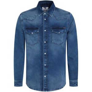 Gabbiano - Overhemd - Blauw - Katoenmix