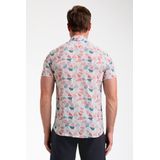 Gabbiano - Heren Overhemd - Ecru - Korte Mouwen - 335542