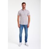 Gabbiano - Overhemd - Ecru - Korte Mouwen - 80% Katoen 20% Polyester