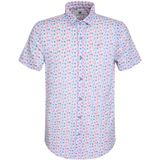 Gabbiano - Overhemd - Ecru - Korte Mouwen - 80% Katoen 20% Polyester