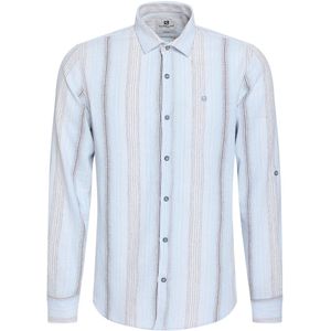 Gabbiano - Overhemd - Blauw - Katoen/Polyester