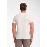 GABBIANO T-shirt - Ecru - 100% Katoen - Ingebreid Patroon