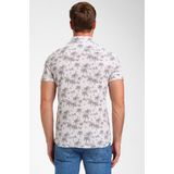 Gabbiano - Heren Overhemd - 335933 - Sand - Seersucker Korte Mouwen