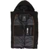 Gabbiano - Korte Winterjas - Zwart - Functionele Stretch - Met Capuchon