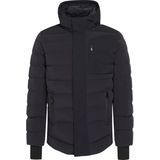 Gabbiano - Korte Winterjas - Navy - Met Capuchon - Functionele Stretch