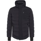 Gabbiano - Korte Winterjas - Navy - Met Capuchon - Functionele Stretch