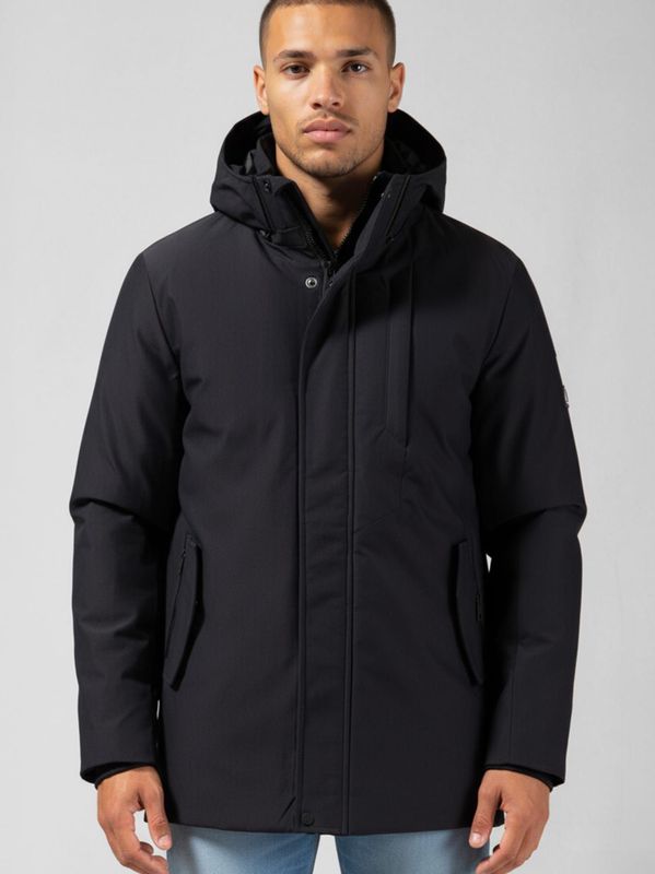 Gabbiano - Parka - Zwart - Met Afritsbare Capuchon - 535752 201