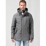 Gabbiano - Parka - Steel Grey - Winterjas - Met Afritsbare Capuchon