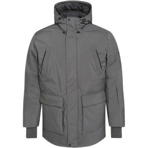 Gabbiano - Winterparka - Steel Grey - Lichtgewicht Jas Met Capuchon