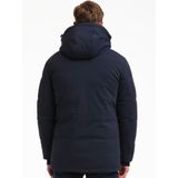 Gabbiano - Technische Winterparka - Navy - Met Afneembare Capuchon