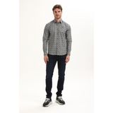 Gabbiano - 335738 - Heren Overhemd - Teal Blue