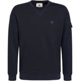 Gabbiano - Sweater - Navy - Ronde Kraag - Luxe Details