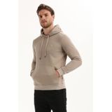 Gabbiano - Premium Hoodie - Gemêleerd Taupe - Mannen