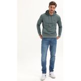 Gabbiano - Premium Hoodie - Teal Blue - Trui