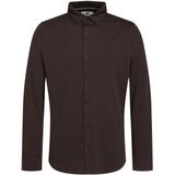 Gabbiano - Tone - Heren Overhemd - Oak Brown - 333510