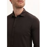 Gabbiano - Tone - Heren Overhemd - Oak Brown - 333510