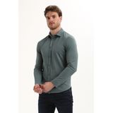 Gabbiano - Overhemd - Teal Blue - Comfort Premium - Mannen