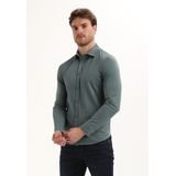 Gabbiano - Overhemd - Teal Blue - Comfort Premium - Mannen