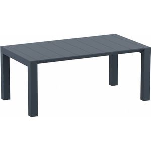 Siesta Vegas Uitschuifbare Tuintafel – 180 / 220 Cm – Donkergrijs