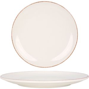 Bonna Dinerbord - Retro - Porselein - 27 cm - set van 6