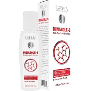 Egeria | Minazole S | Anti Dandruff | Anti Roos Shampoo | Piroctone Olamine | Salix Alba Turf | Natuurlijke Ingredienten | Alle Haartypes | 100 ML