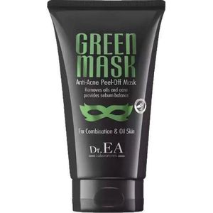 Peel Off - Gezichtsmasker - Peel Off Mask- Groen - Acne verzorging - Vette huid - Mee-eter verwijderaar - Porien reiniger - Reinigend Masker - Kalmerend - Verzachtend - Verkoelend - Hydraterend - Voedend - Dr EA Laboratories - Dermatologisch Getest