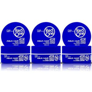 Red One - Full Force Aqua Hair Wax - Blauw - Dierproefvrij
