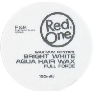 Red One - Full Force Aqua Hair Wax - Bright White - 100ml
