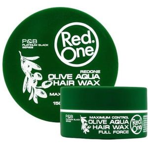Red One Haar Styling Wax - 150 ml. - Olive - Aqua Hair Gel Wax