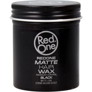 Redone Hair Wax Haarwax - Matte Maximum Control - Black Matte Look