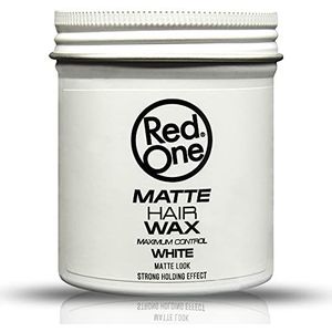 Red One Matte Hair Wax Maximum Control - White Matte Look