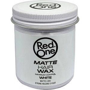 Red One Matte Hair Wax Maximum Control - White Matte Look