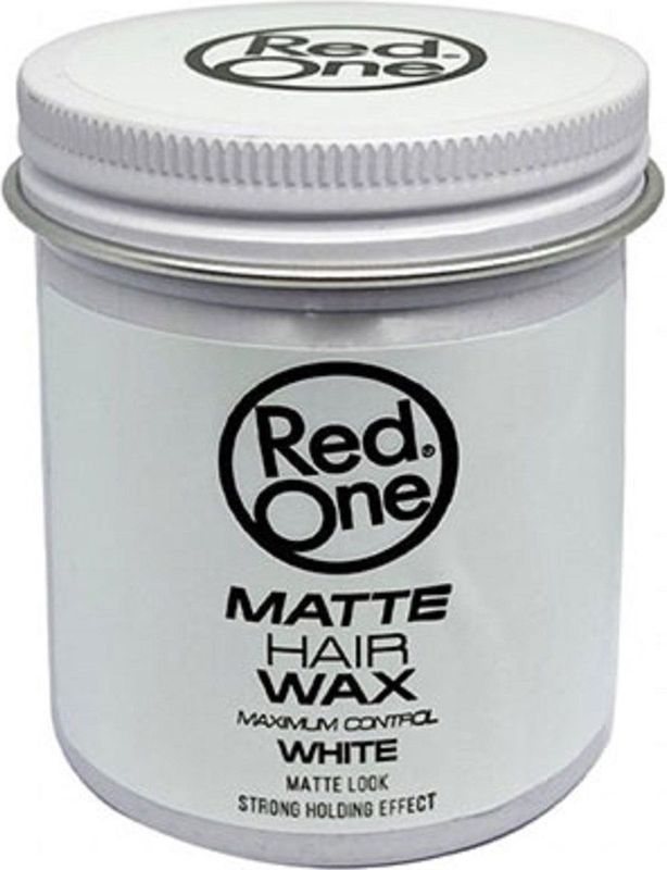 Red One Matte Hair Wax Maximum Control - White Matte Look